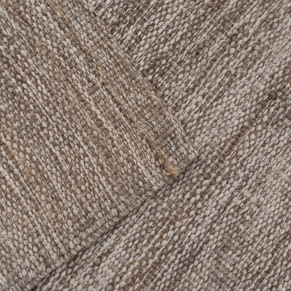 ALFOMBRA MARRÓN TEJIDO DECORACIÓN 80 X 150 CM