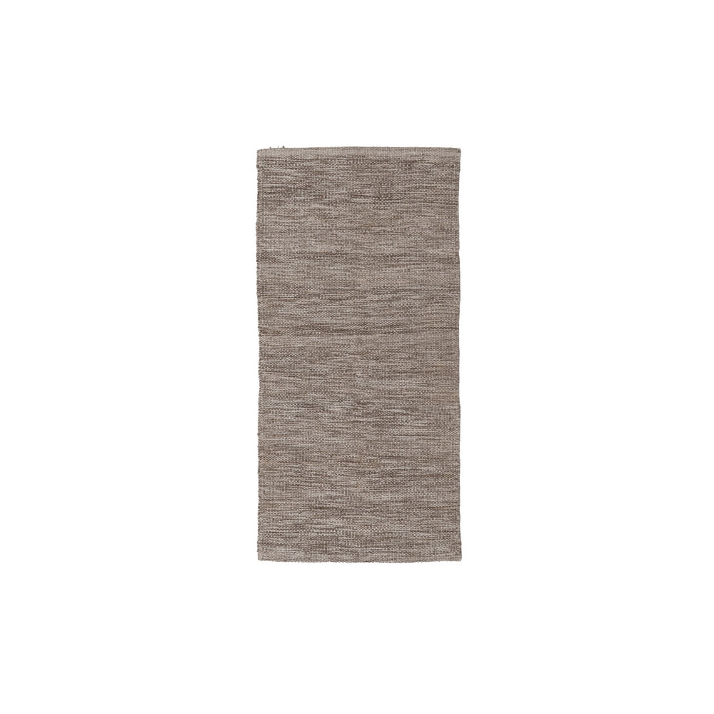 ALFOMBRA MARR�N TEJIDO DECORACI�N 80 X 150 CM