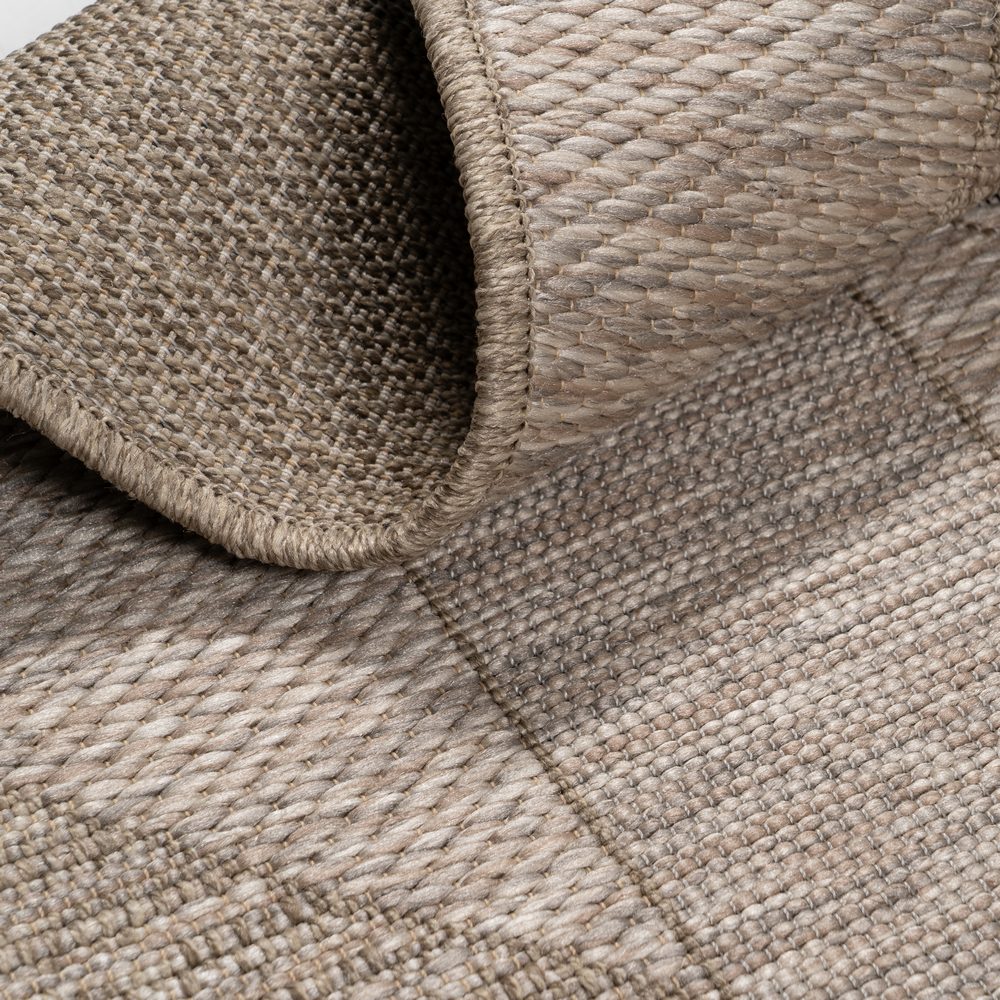 BROWN POLYPROPYLENE RUG 160 X 230 CM