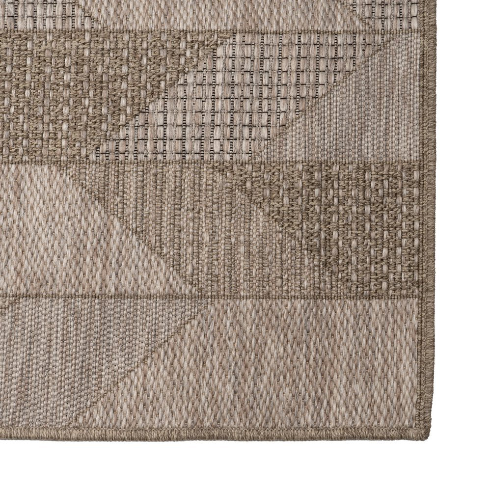 BROWN POLYPROPYLENE RUG 160 X 230 CM