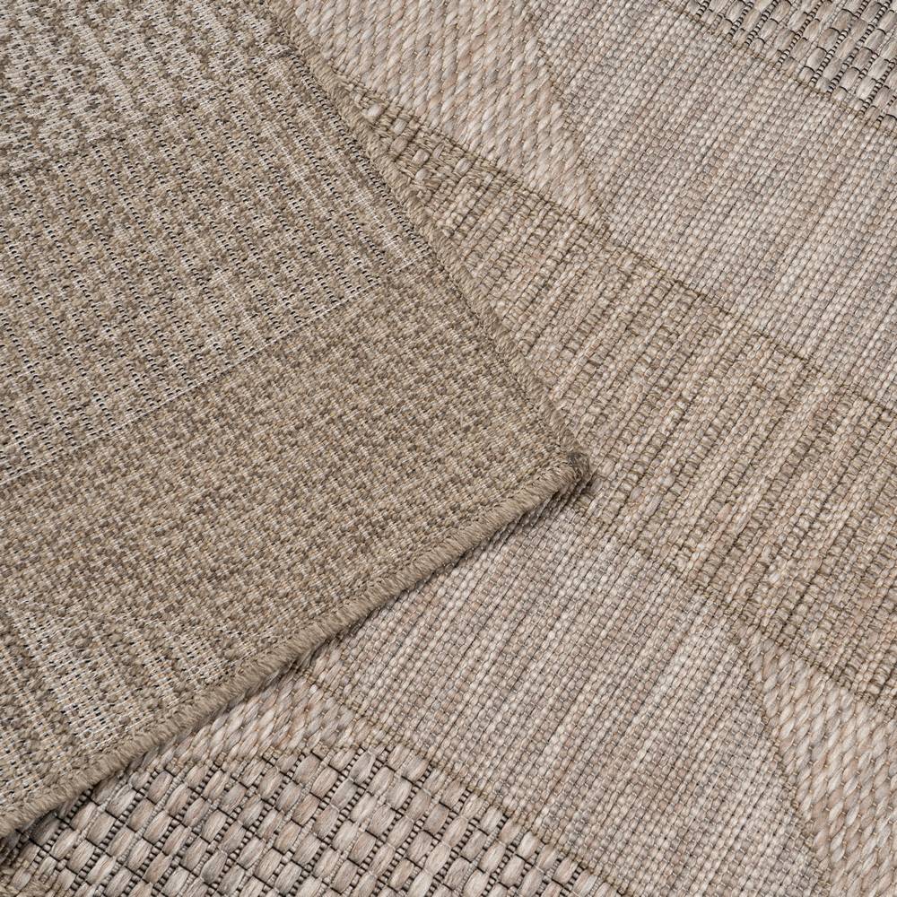 BROWN POLYPROPYLENE RUG 160 X 230 CM