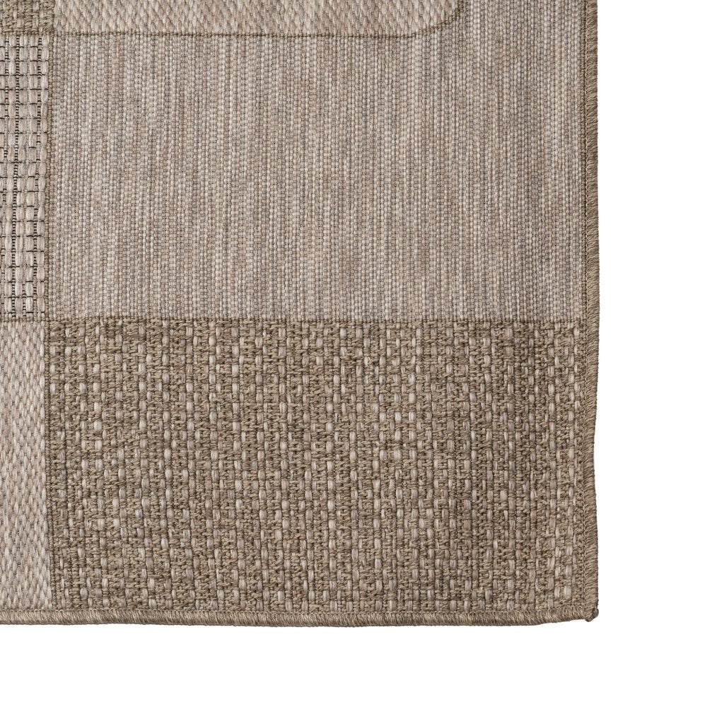 ALFOMBRA MARRÓN POLIPROPILENO 160 X 230 CM