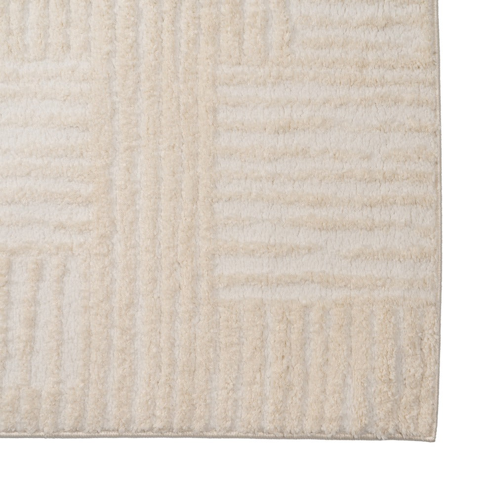 ALFOMBRA BEIGE 60%POLIÉSTER- 40% JUTE 160 X 230 CM