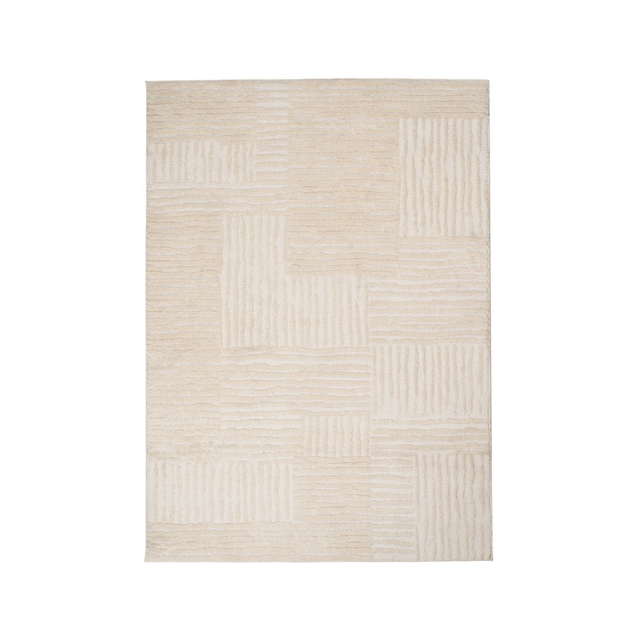 ALFOMBRA BEIGE 60%POLIÉSTER- 40% JUTE 160 X 230 CM