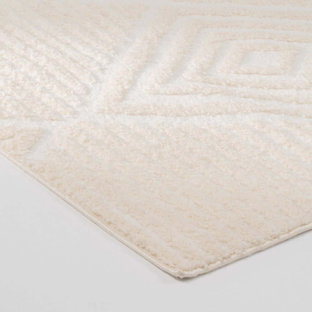 ALFOMBRA BEIGE 60%POLIÉSTER- 40% JUTE 160 X 230 CM