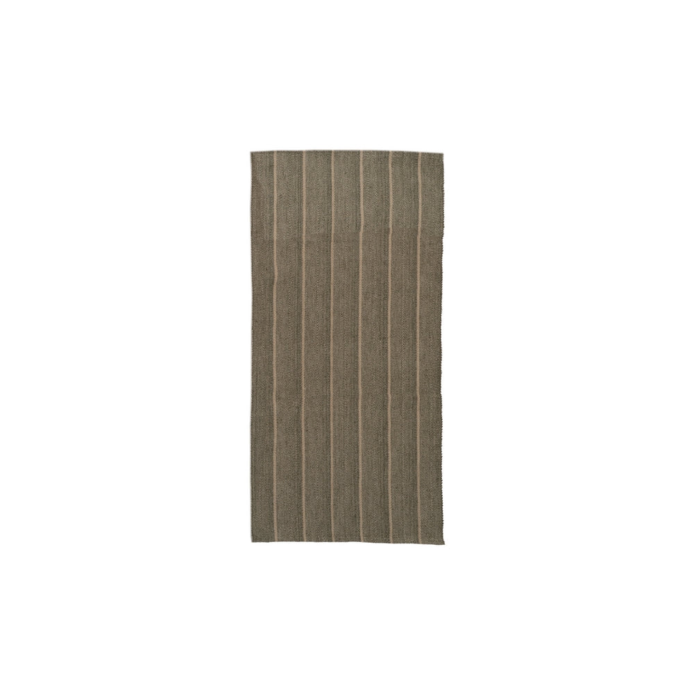 ALFOMBRA NATURAL-VERDE YUTE-ALGOD�N 80 X 150 CM