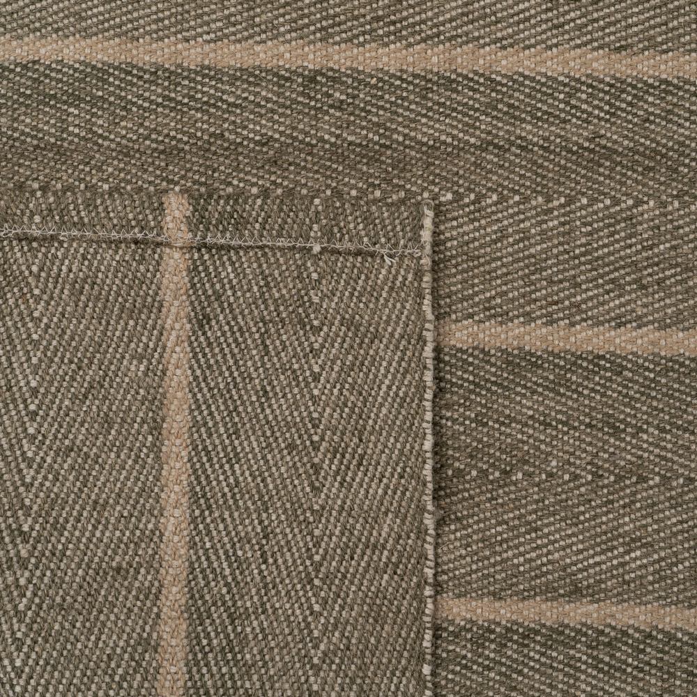 ALFOMBRA NATURAL-VERDE YUTE-ALGODÓN 160 X 240 CM