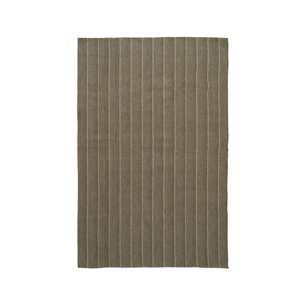 ALFOMBRA NATURAL-VERDE YUTE-ALGODÓN 160 X 240 CM