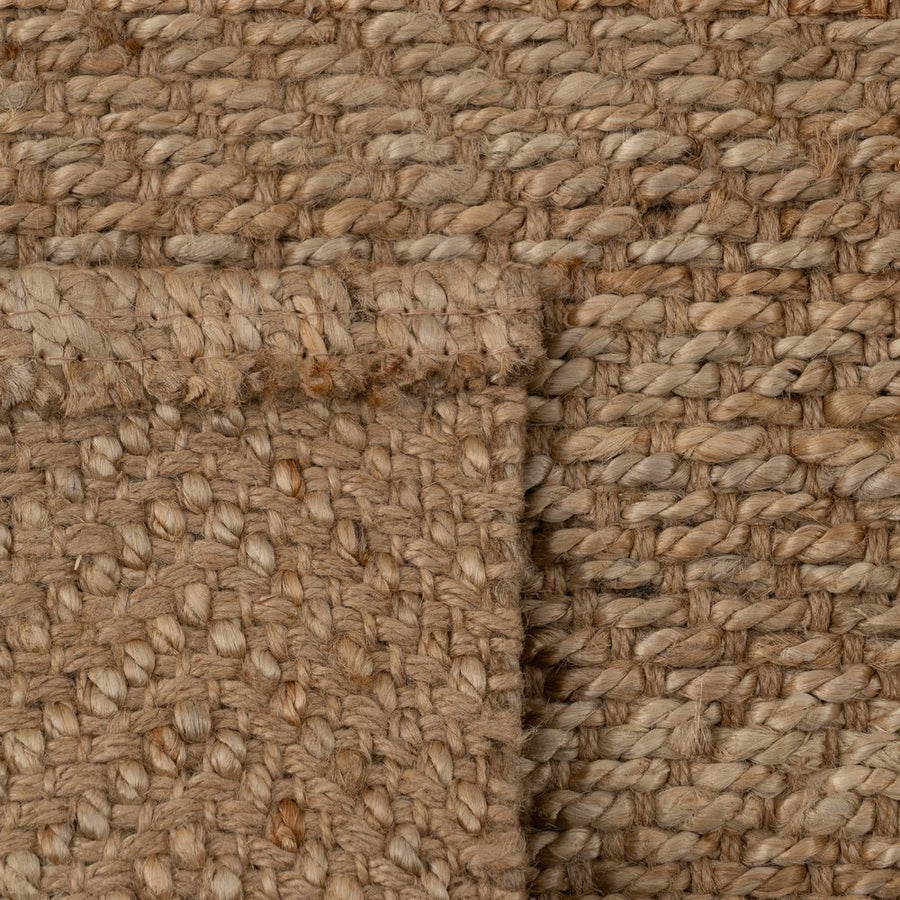 ALFOMBRA ESPIGA NATURAL YUTE 80 X 150 CM