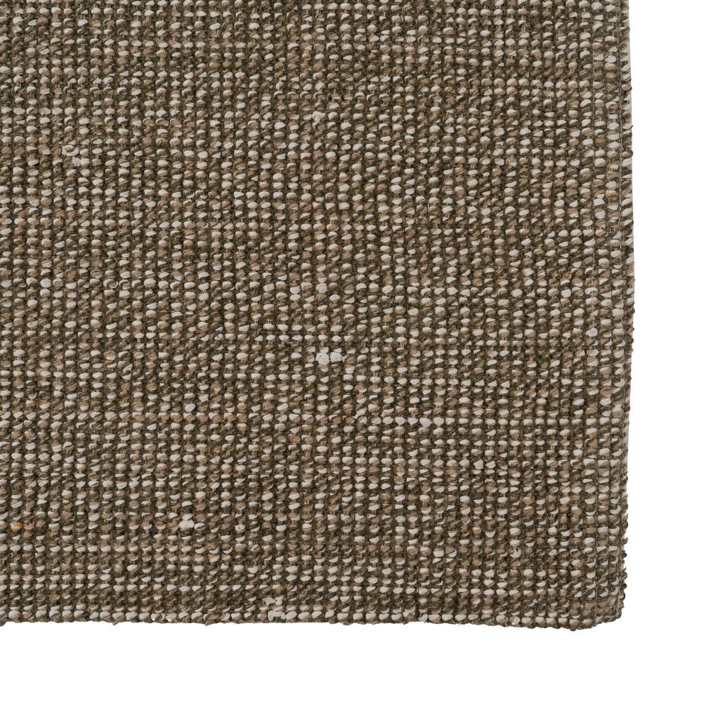 GREEN JASPÉ JUTE-COTTON RUG 80 X 150 CM