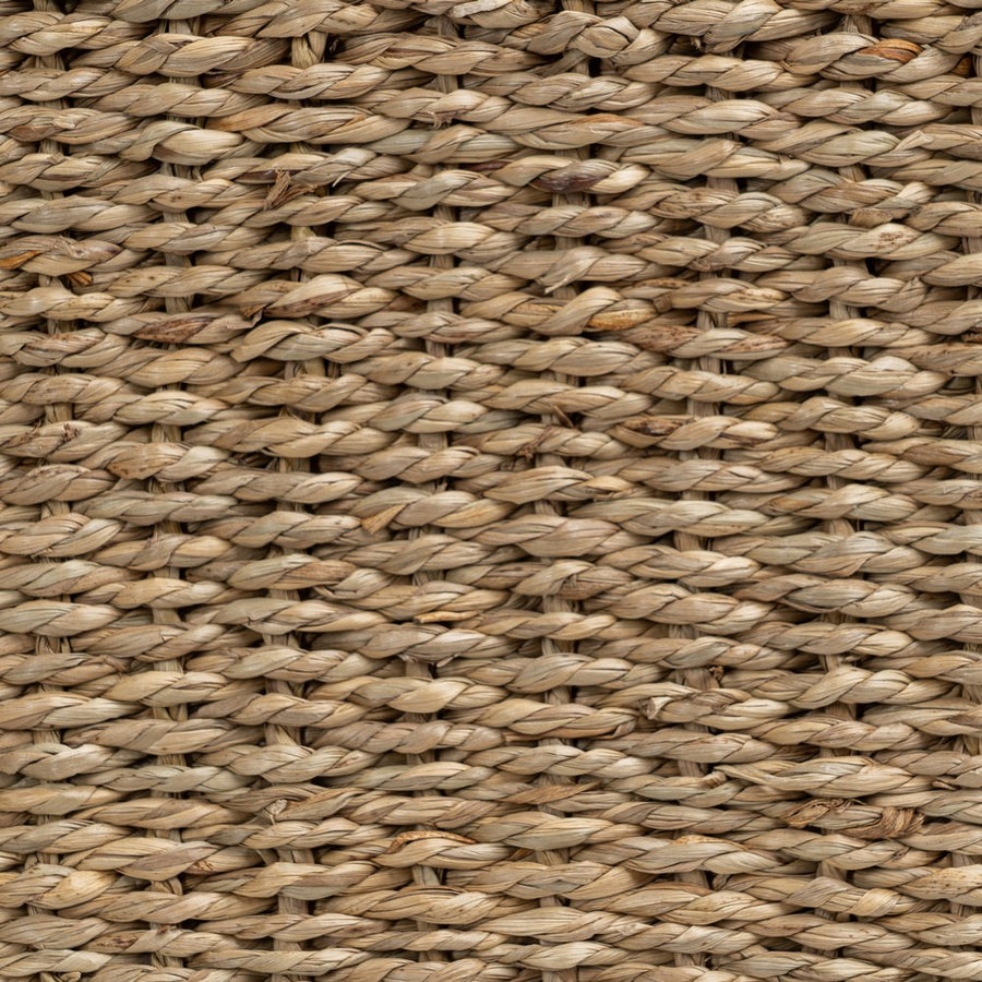 LEÑERO METAL/FIBRA NATURAL 45 X 35 X 25 CM