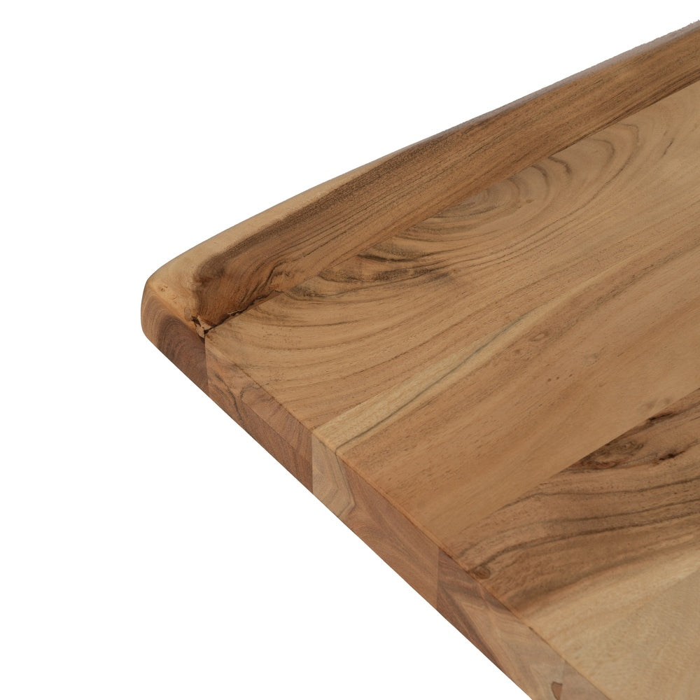MESA COMEDOR NATURAL MADERA DE ACACIA 180 X 90 X 76 CM