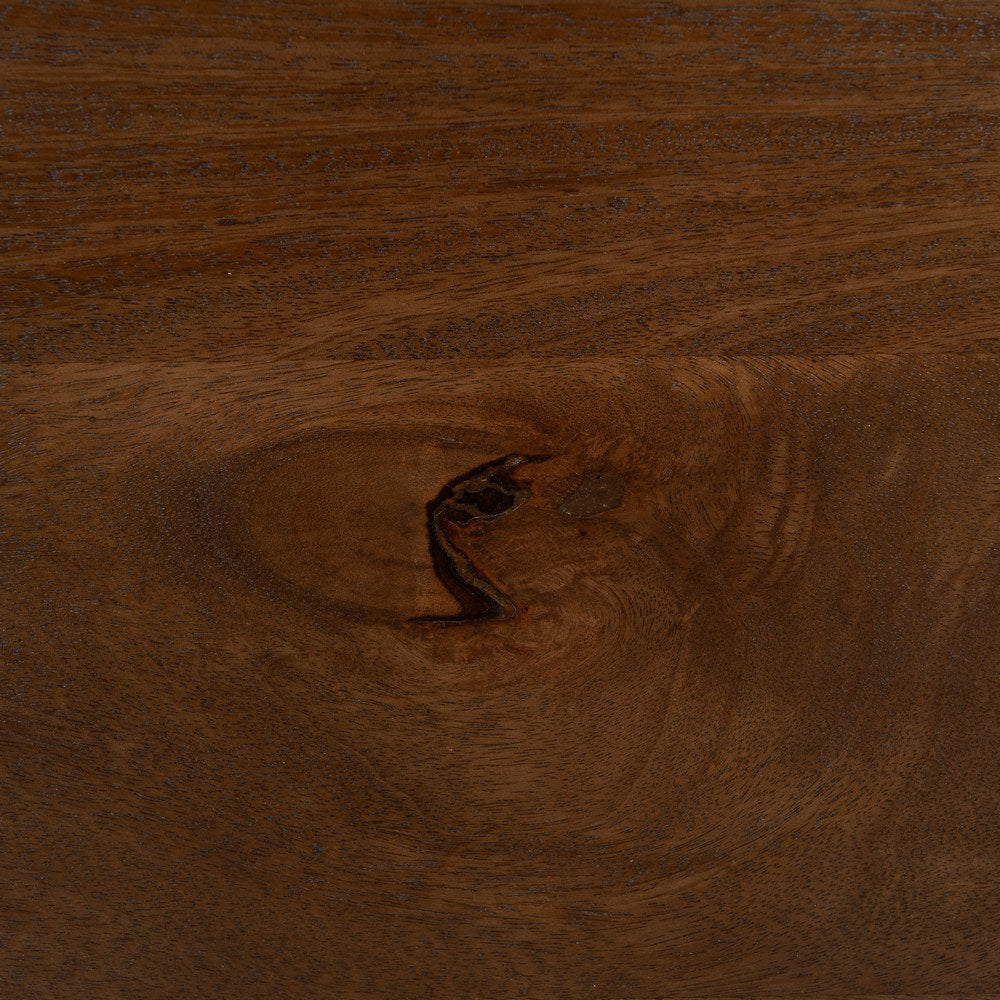 MESA COMEDOR MARRÓN MADERA DE MANGO 200 X 100 X 76 CM