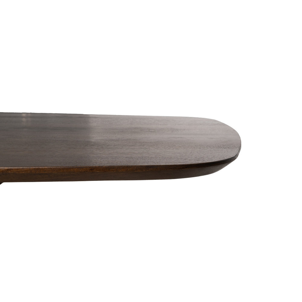 MESA COMEDOR MARRÓN MADERA DE MANGO 200 X 100 X 76 CM