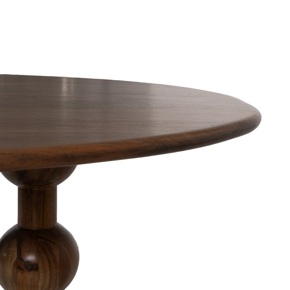 MESA COMEDOR MARRÓN MADERA DE ACACIA 240 X 97 X 76 CM
