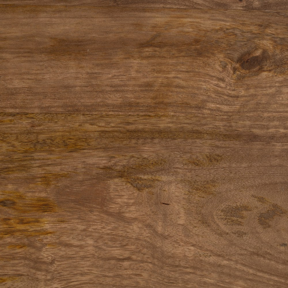 MESA CENTRO MARRÓN MADERA DE MANGO SALÓN 60 X 60 X 45 CM