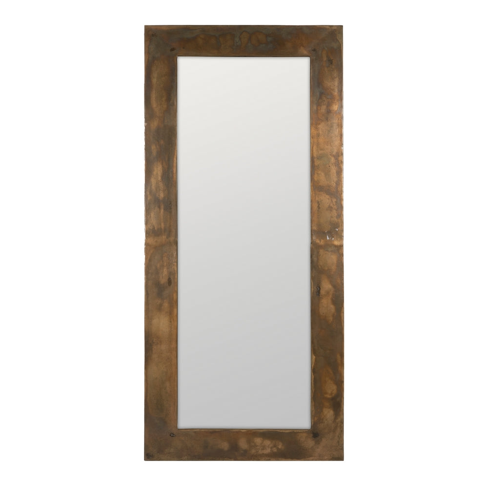 OLD GOLD ALUMINUM DECORATIVE MIRROR 100 X 2 X 220 CM