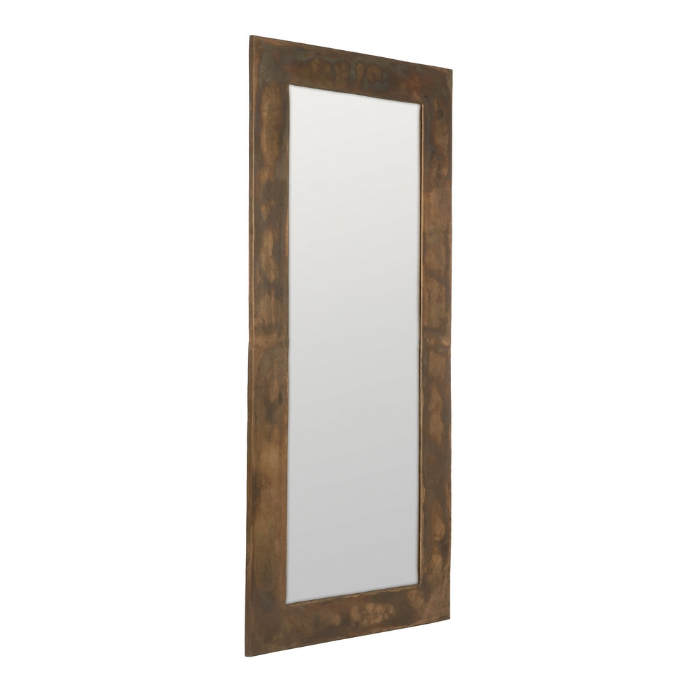 OLD GOLD ALUMINUM DECORATIVE MIRROR 100 X 2 X 220 CM