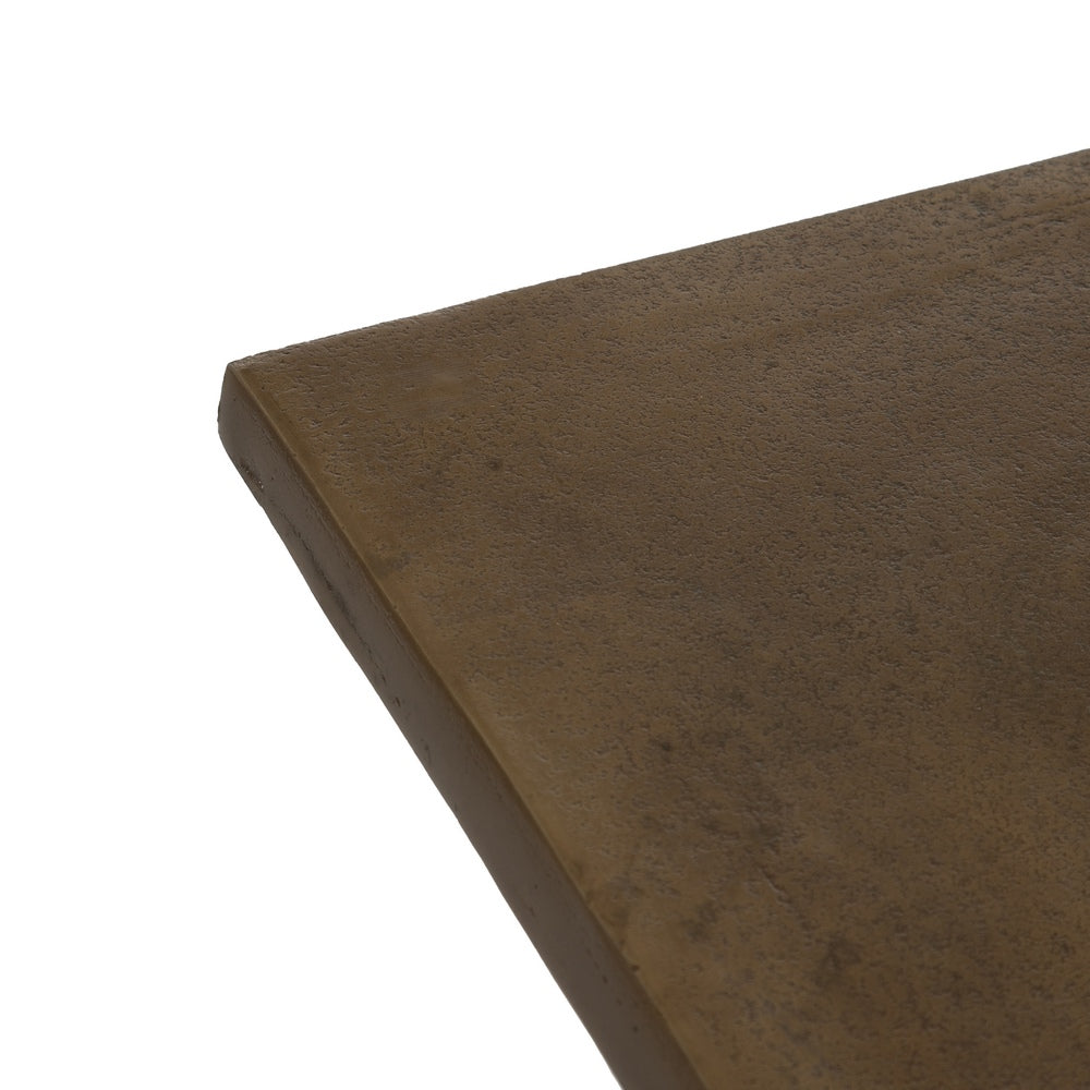 MESA AUXILIAR ALUMINIO SALÓN 60 X 60 X 73 CM