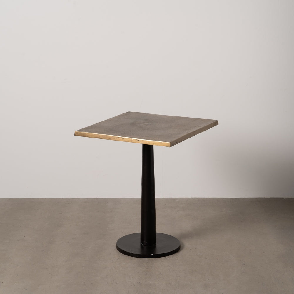 MESA AUXILIAR ALUMINIO SALÓN 60 X 60 X 73 CM