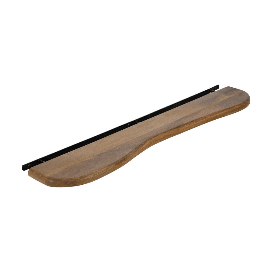 MANGO WOOD HONEY SHELF DECORATION 100 X 17 X 3 CM