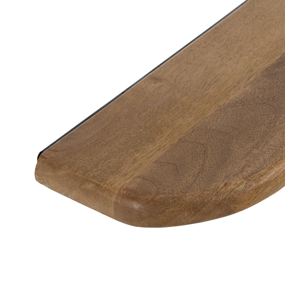 ESTANTE MIEL MADERA DE MANGO DECORACIÓN 100 X 17 X 3 CM
