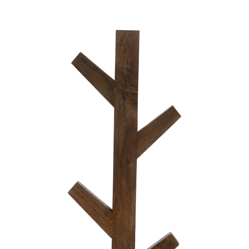 HONEY MANGO WOOD COAT RACK DECORATION 23 X 7 X 78 CM
