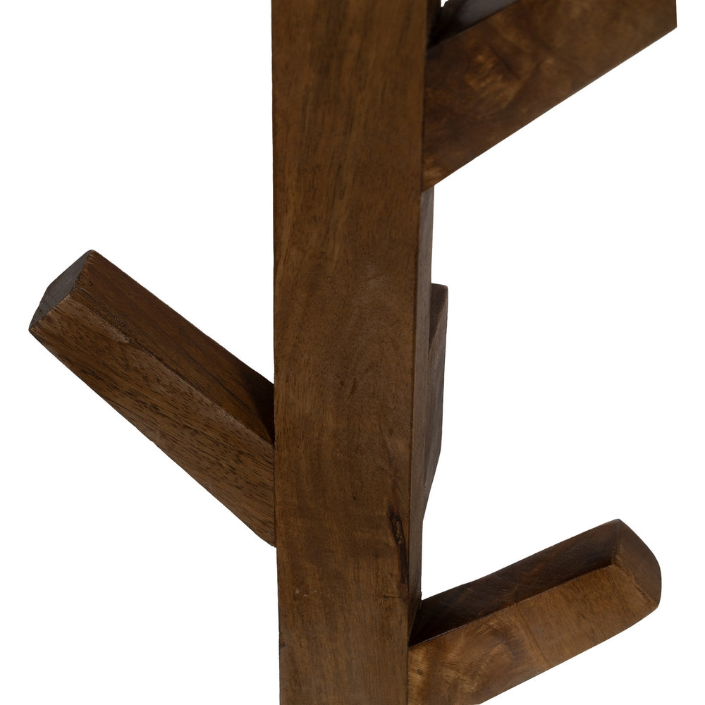HONEY MANGO WOOD COAT RACK DECORATION 23 X 7 X 78 CM
