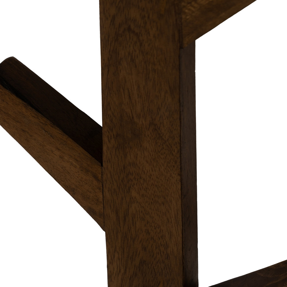 COAT RACK HONEY MANGO WOOD DECORATION 23 X 7 X 98 CM