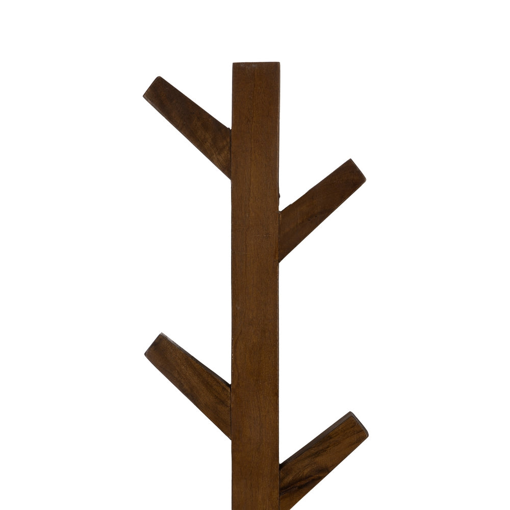 HONEY MANGO WOOD COAT RACK DECORATION 23 X 7 X 123 CM