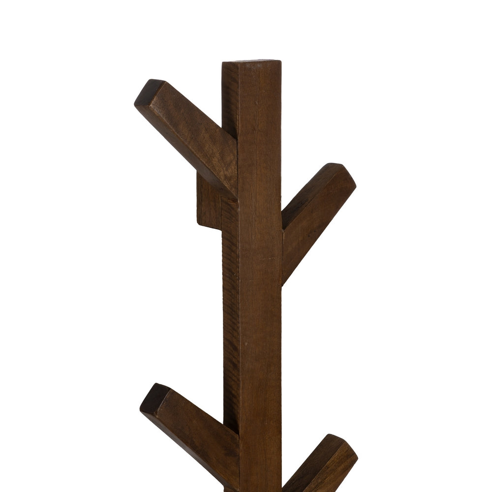 HONEY MANGO WOOD COAT RACK DECORATION 23 X 7 X 123 CM