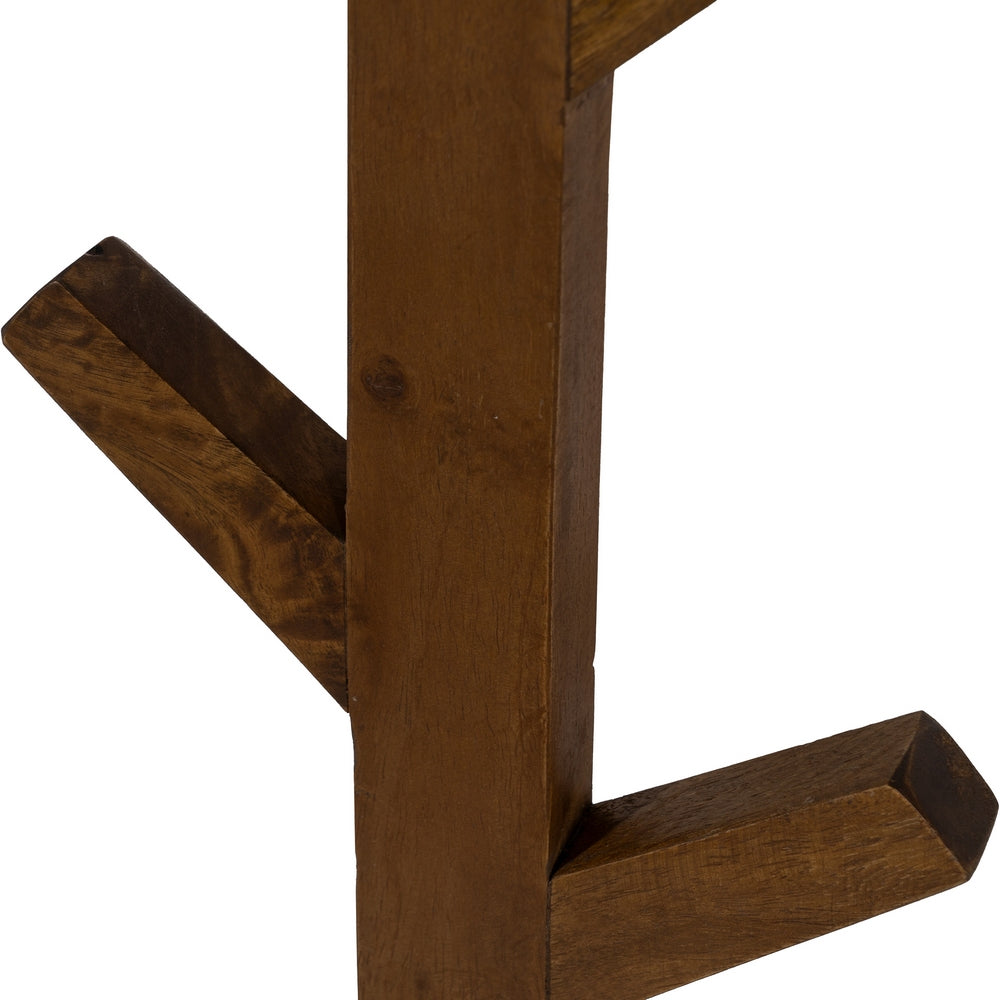 HONEY MANGO WOOD COAT RACK DECORATION 23 X 7 X 123 CM