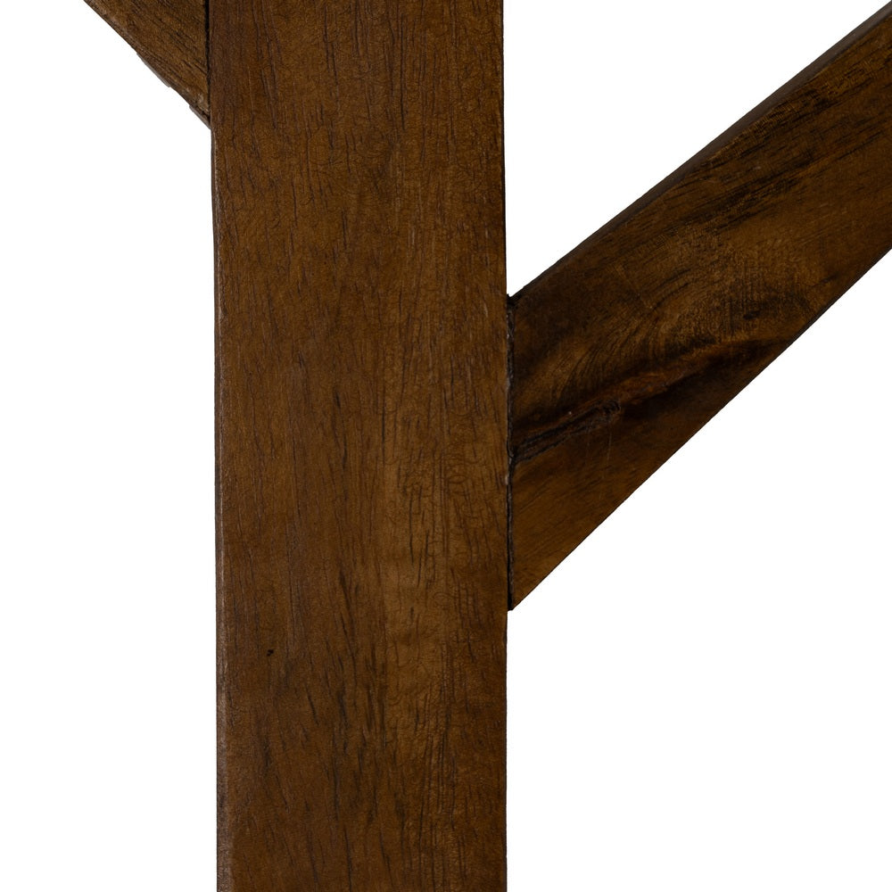 HONEY MANGO WOOD COAT RACK DECORATION 23 X 7 X 123 CM
