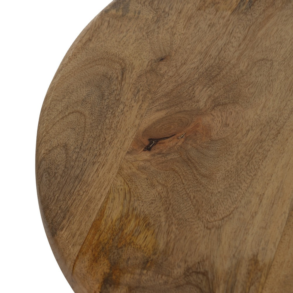 MESITA MIEL MADERA DE MANGO DECORACIÓN 50 X 50 X 50 CM
