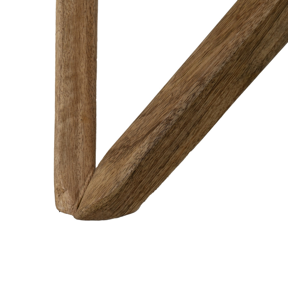 HONEY MANGO WOOD SIDE TABLE DECORATION 60 X 60 X 50 CM