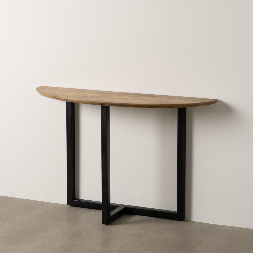 CONSOLA MIEL MADERA DE MANGO DECORACIÓN 120 X 35 X 76 CM