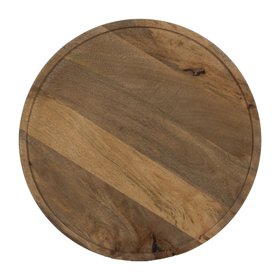 S/3 MESA CENTRO MIEL MADERA DE MANGO 46 X 46 X 56 CM