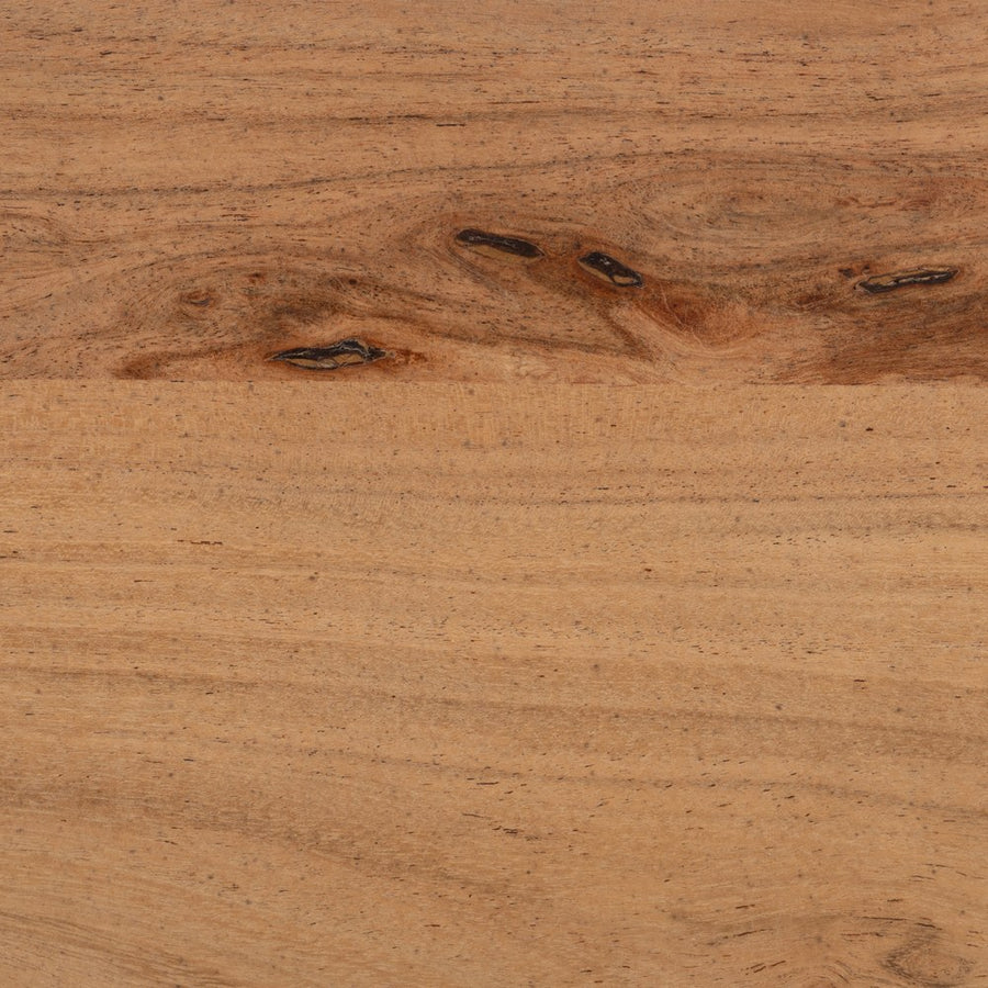 MESA CENTRO NATURAL MADERA DE ACACIA 120 X 50 X 40 CM