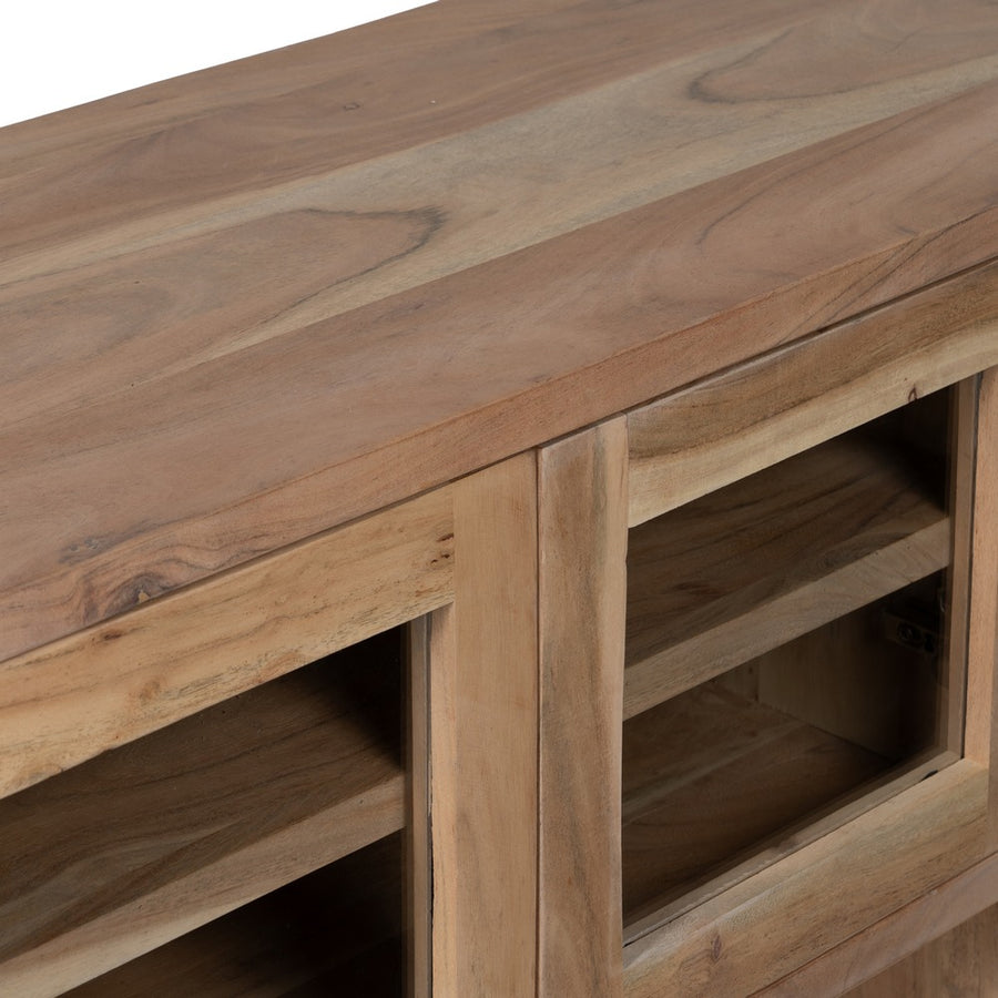 MUEBLE TV NATURAL MADERA DE ACACIA SALÓN 180 X 50 X 40 CM
