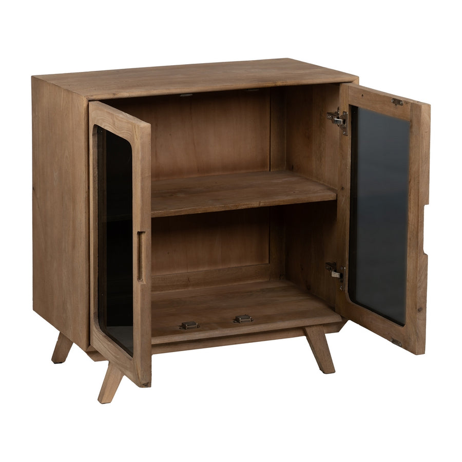 MUEBLE AUXILIAR NATURAL MADERA DE MANGO 81 X 41 X 83 CM