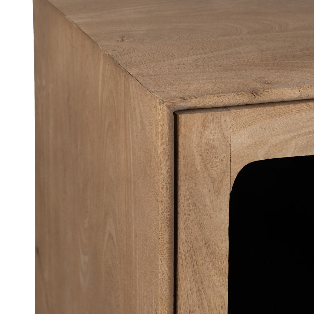 MUEBLE AUXILIAR NATURAL MADERA DE MANGO 81 X 41 X 83 CM