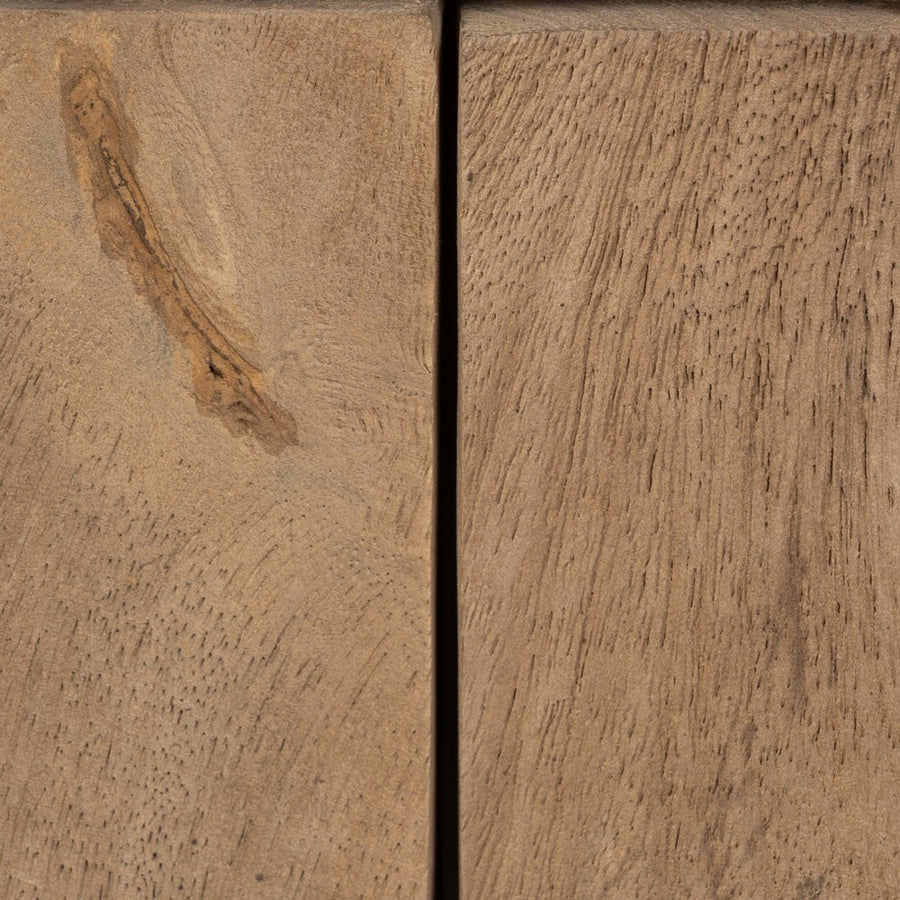 MUEBLE AUXILIAR NATURAL MADERA DE MANGO 81 X 41 X 83 CM