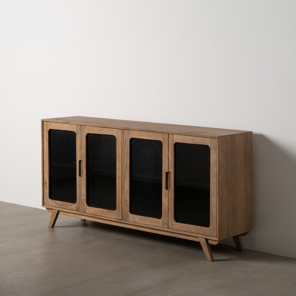 NATURAL MANGO WOOD SIDEBOARD LIVING ROOM 162 X 41 X 83 CM