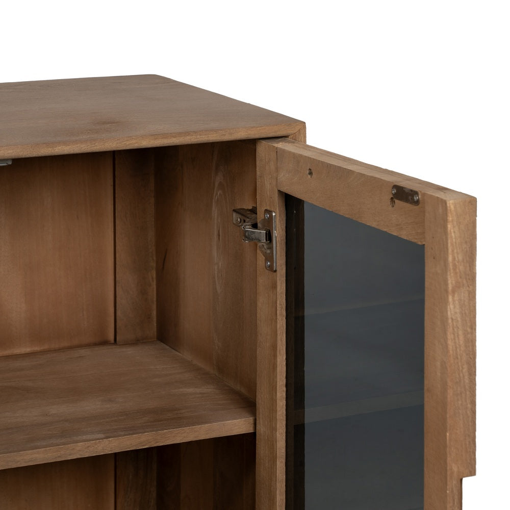 NATURAL MANGO WOOD SIDEBOARD LIVING ROOM 162 X 41 X 83 CM