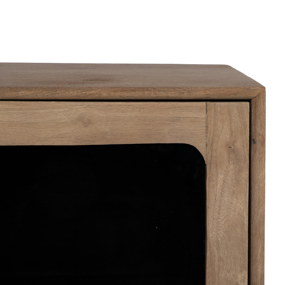 NATURAL MANGO WOOD SIDEBOARD LIVING ROOM 162 X 41 X 83 CM