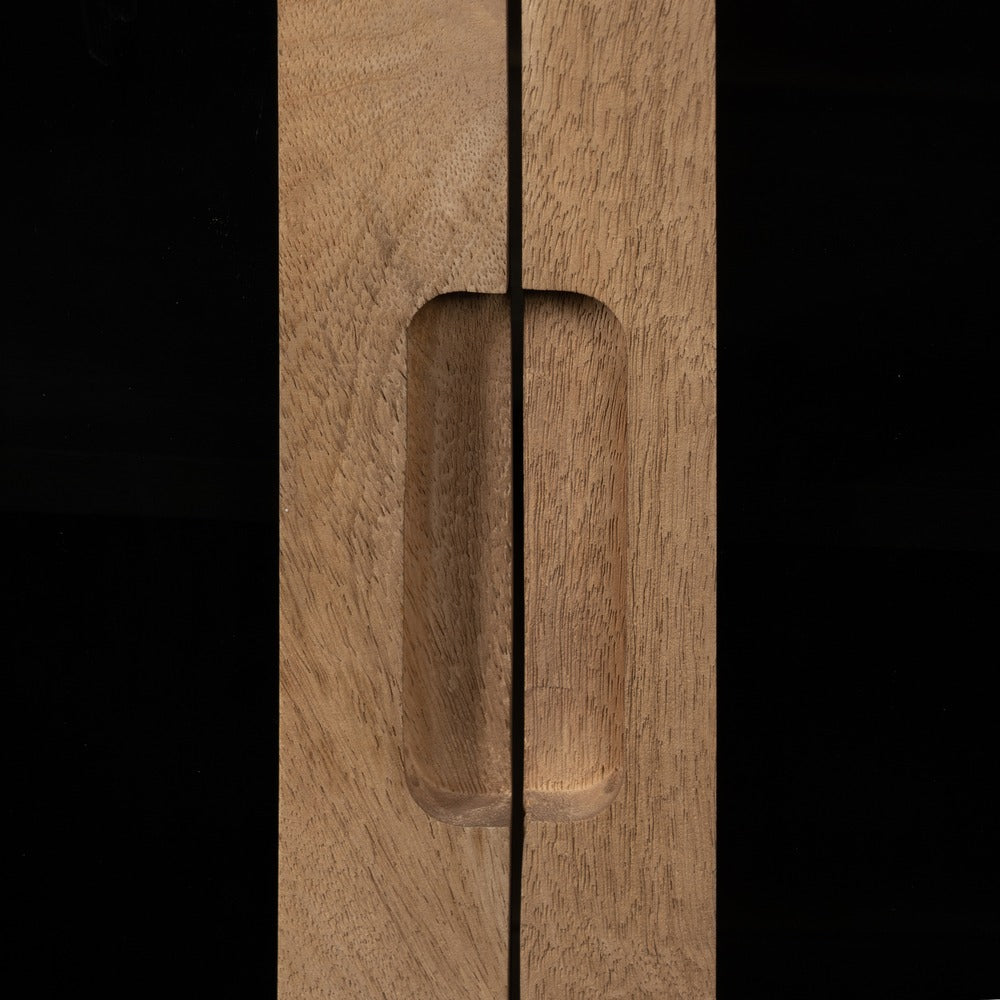 NATURAL MANGO WOOD SIDEBOARD LIVING ROOM 162 X 41 X 83 CM