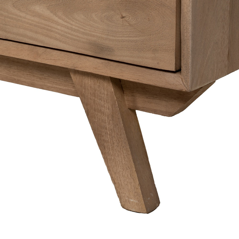 NATURAL MANGO WOOD CABINET LIVING ROOM 107 X 40.50 X 142 CM