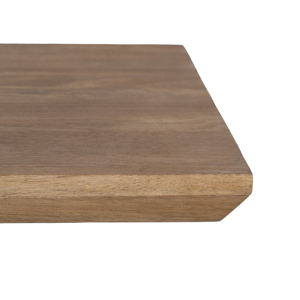 NATURAL WOOD-IRON LIVING ROOM COFFEE TABLE 150 X 70 X 43 CM
