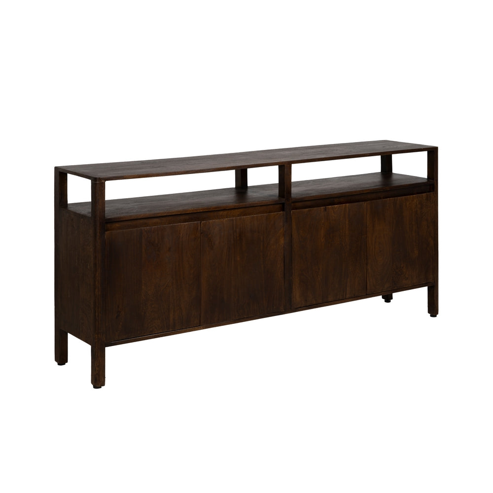 APARADOR MARR�N MADERA DE MANGO SAL�N 190 X 40 X 86 CM