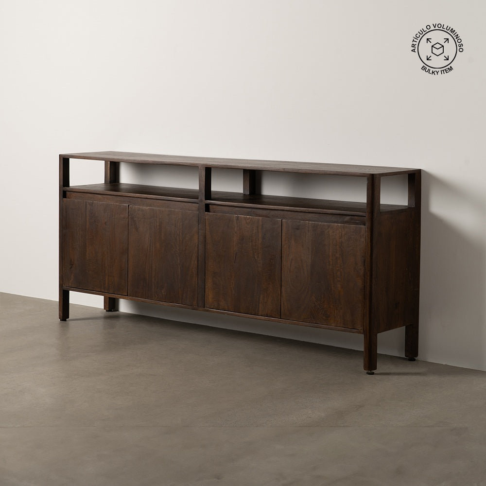 APARADOR MARRÓN MADERA DE MANGO SALÓN 190 X 40 X 86 CM